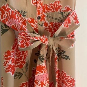 Banana Republic Floral Button Up Dress